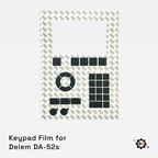 Keypad Film for Delem DA 52s
