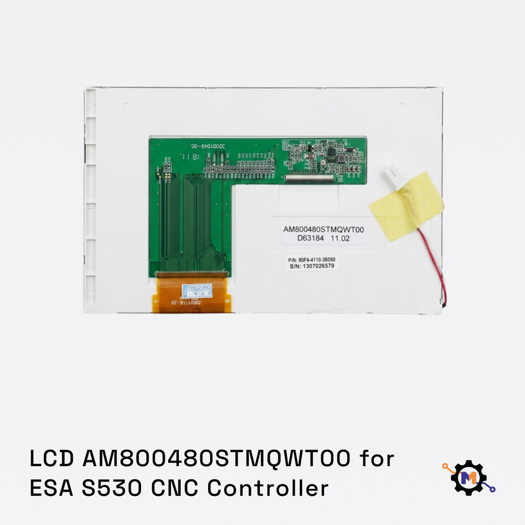 LCD AM800480STMQWT00 for ESA S530 CNC Controller